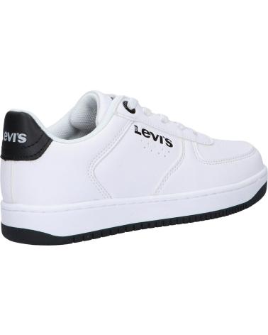 Esportes  de Menina e Menino LEVIS VUNI0020S NEW UNION 2706 WHITE BLACK BLACK