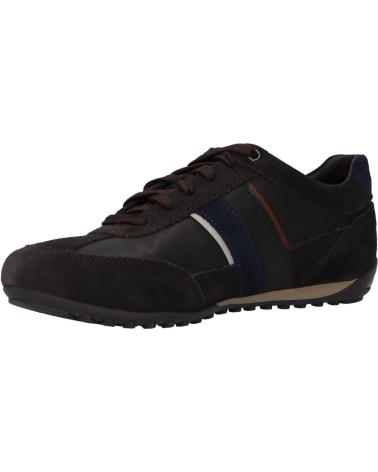 Scarpe per Uomo GEOX U52T5C 022ME U WELLS C6024 DK COFFEE 