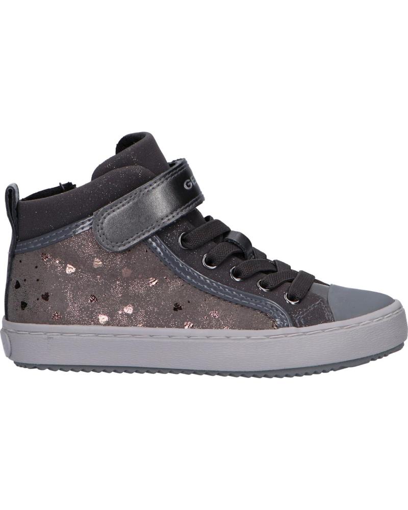 girl Trainers GEOX J744GI 0DHAS J KALISPERA C9017 DK GREY