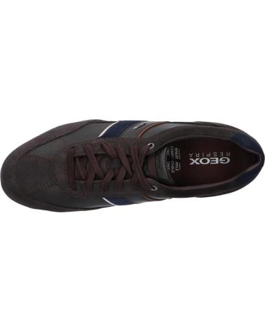 Scarpe per Uomo GEOX U52T5C 022ME U WELLS C6024 DK COFFEE 