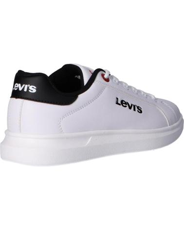 Sapatilhas de Menina e Menino LEVIS VELL0021S ELLIS 0062 WHITE BLACK