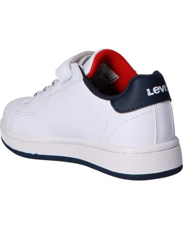 Sapatilhas de Menina LEVIS VADS0042S BRANDON MINI 0061 WHITE