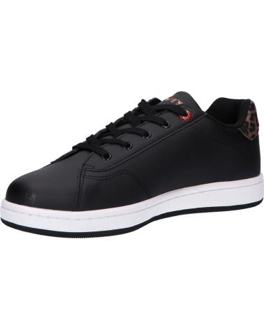 Sapatilhas de Menina e Menino LEVIS VADS0041S BRANDON LACE 2442 BLACK ANIMAL PRINT