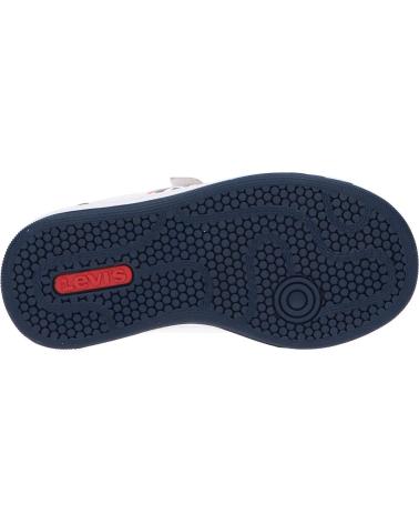 Sapatilhas de Menina LEVIS VADS0042S BRANDON MINI 0061 WHITE