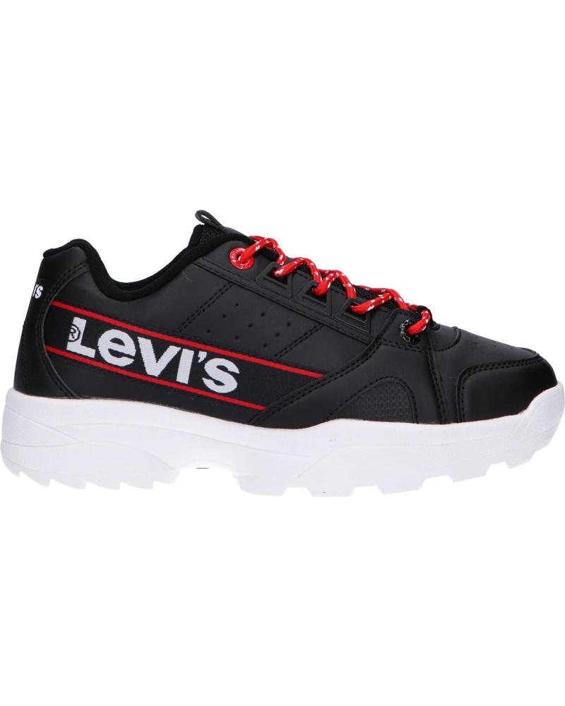 Zapatillas deporte pour Femme et Fille et Garçon LEVIS VSOH0051S SOHO 0008 BLACK WHITE