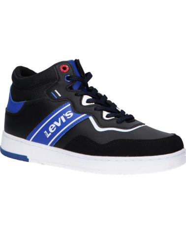 Bottines pour Garçon LEVIS VIRV0004S IRVING MID LACE 0003 BLACK