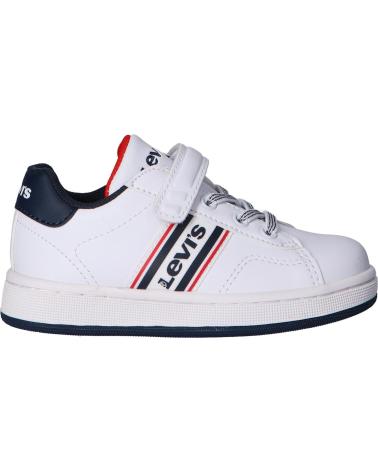 Sapatilhas de Menina LEVIS VADS0042S BRANDON MINI 0061 WHITE