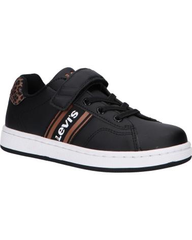 Sportschuhe für Mädchen LEVIS VADS0040S BRANDON 2442 BLACK ANIMAL PRINT
