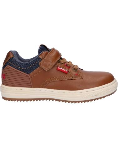 Sapatilhas de Menino LEVIS VYHK0012S NEW FAINO LOW 0241 COGNAC