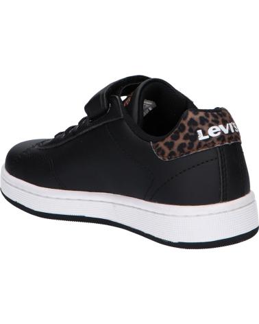 Sportschuhe für Mädchen LEVIS VADS0040S BRANDON 2442 BLACK ANIMAL PRINT