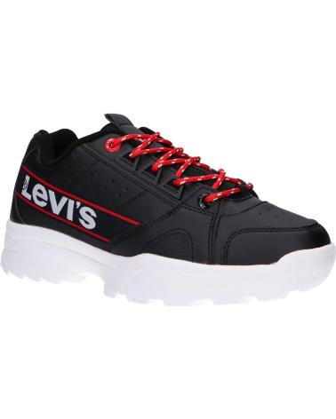 Zapatillas deporte pour Femme et Fille et Garçon LEVIS VSOH0051S SOHO 0008 BLACK WHITE