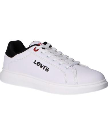 Sapatilhas de Menina e Menino LEVIS VELL0021S ELLIS 0062 WHITE BLACK