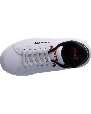 Sapatilhas de Menina e Menino LEVIS VELL0020S ELLIS 0062 WHITE BLACK