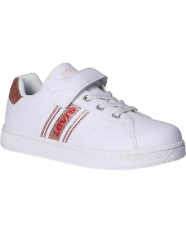 Sapatilhas de Menina LEVIS VADS0040S BRANDON 2900 WHITE ROSE