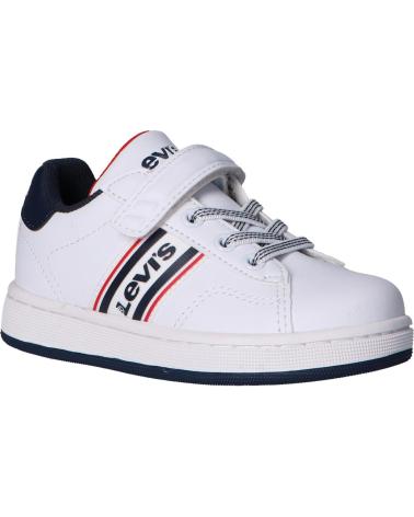 Sapatilhas de Menina LEVIS VADS0042S BRANDON MINI 0061 WHITE