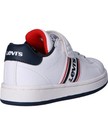 Sapatilhas de Menina LEVIS VADS0042S BRANDON MINI 0061 WHITE