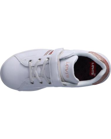 Sapatilhas de Menina LEVIS VADS0040S BRANDON 2900 WHITE ROSE