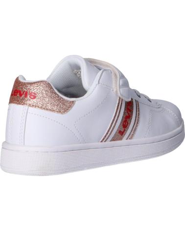 Sapatilhas de Menina LEVIS VADS0040S BRANDON 2900 WHITE ROSE