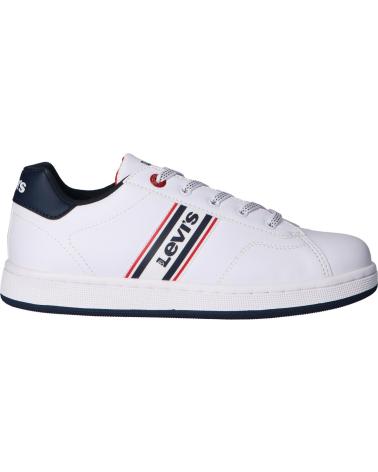 Sapatilhas de Menina e Menino LEVIS VADS0041S BRANDON LACE 0061 WHITE