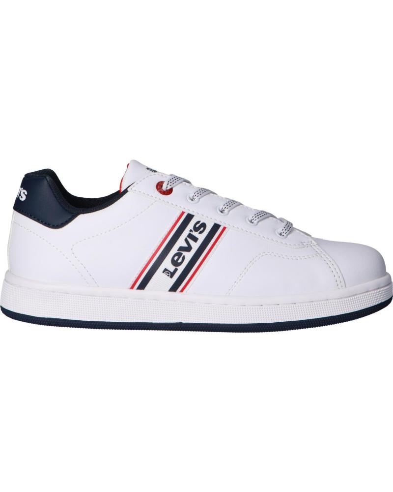 Sapatilhas de Menina e Menino LEVIS VADS0041S BRANDON LACE 0061 WHITE