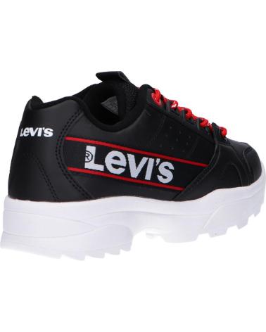Zapatillas deporte pour Femme et Fille et Garçon LEVIS VSOH0051S SOHO 0008 BLACK WHITE
