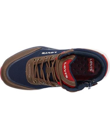 Stivaletti per Bambino LEVIS VORE0052S PARRY 0592 BROWN NAVY