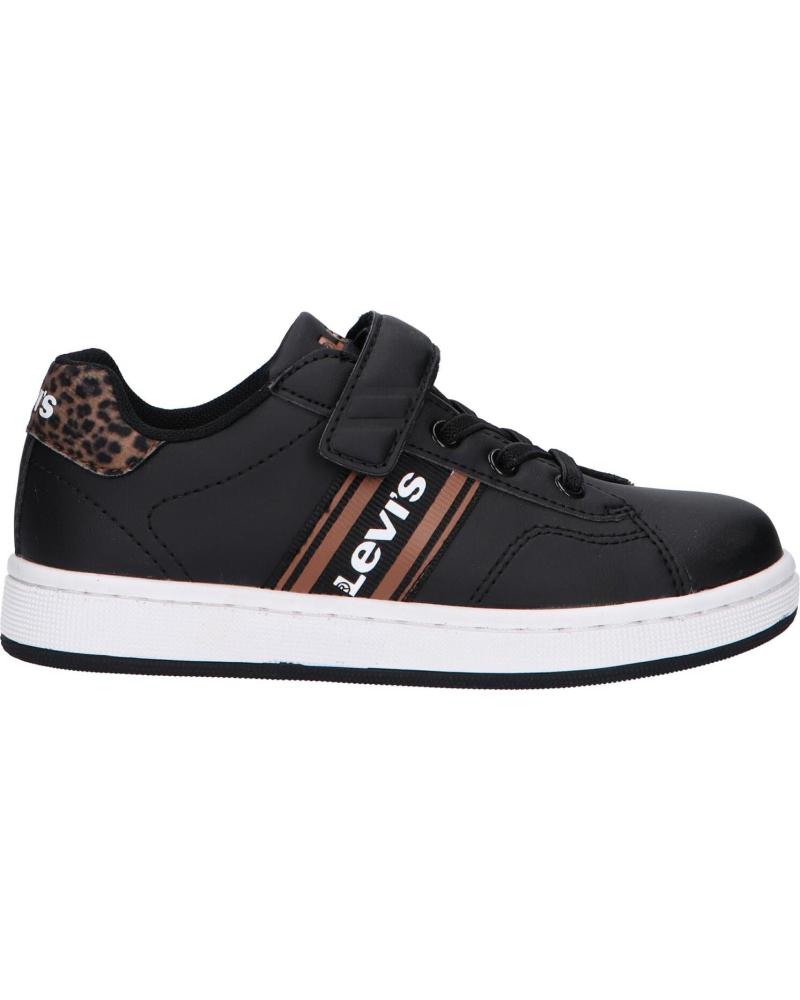 Sportschuhe für Mädchen LEVIS VADS0040S BRANDON 2442 BLACK ANIMAL PRINT