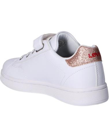 Sapatilhas de Menina LEVIS VADS0040S BRANDON 2900 WHITE ROSE