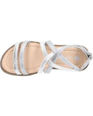 Sandalen für Mädchen URBAN 389190-B4076 SILVER