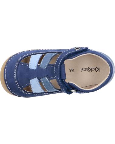 Bébé pour Garçon KICKERS 611086-10 SUSHY 53 BLEU TRICOLORE