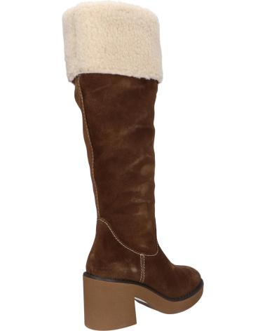 Boots für Damen GEOX D949UB 023BH D ADRYA MID CR65K TOBACCO-CREAM