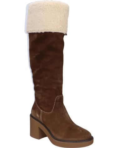 Boots für Damen GEOX D949UB 023BH D ADRYA MID CR65K TOBACCO-CREAM