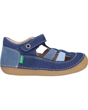Bebé de Niño KICKERS 611086-10 SUSHY 53 BLEU TRICOLORE