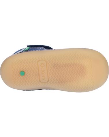 Bébé pour Garçon KICKERS 611086-10 SUSHY 53 BLEU TRICOLORE