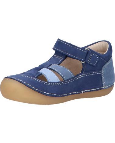 Bébé pour Garçon KICKERS 611086-10 SUSHY 53 BLEU TRICOLORE