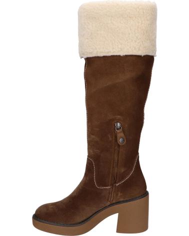 Boots für Damen GEOX D949UB 023BH D ADRYA MID CR65K TOBACCO-CREAM