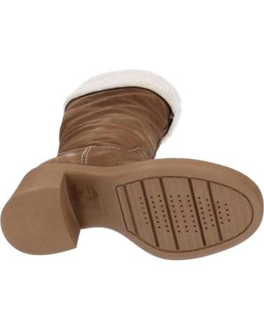 Boots für Damen GEOX D949UB 023BH D ADRYA MID CR65K TOBACCO-CREAM
