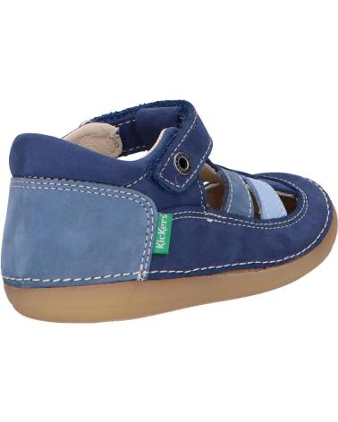 Bébé pour Garçon KICKERS 611086-10 SUSHY 53 BLEU TRICOLORE