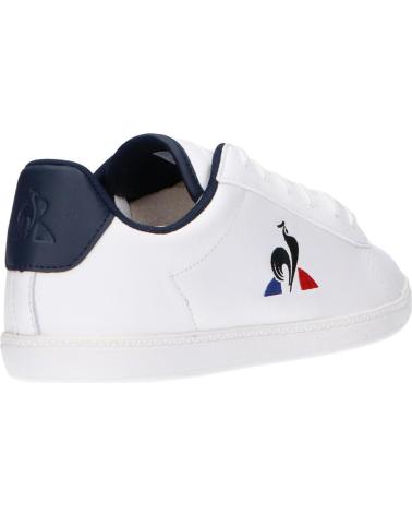 Zapatillas deporte de Mujer y Niña y Niño LE COQ SPORTIF 2020241 COURTSET GS OPTICAL WHITE-DRESS BLUE