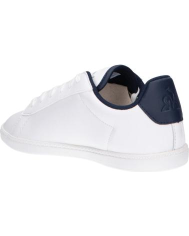 Zapatillas deporte de Mujer y Niña y Niño LE COQ SPORTIF 2020241 COURTSET GS OPTICAL WHITE-DRESS BLUE