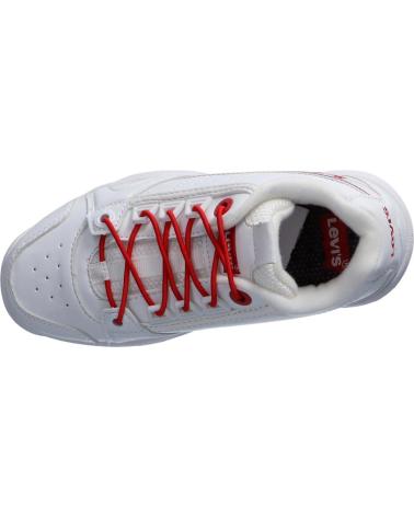 Scarpe sport per Bambina e Bambino LEVIS VSOH0050S SOHO 0079 WHITE RED