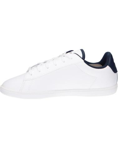 Zapatillas deporte de Mujer y Niña y Niño LE COQ SPORTIF 2020241 COURTSET GS OPTICAL WHITE-DRESS BLUE