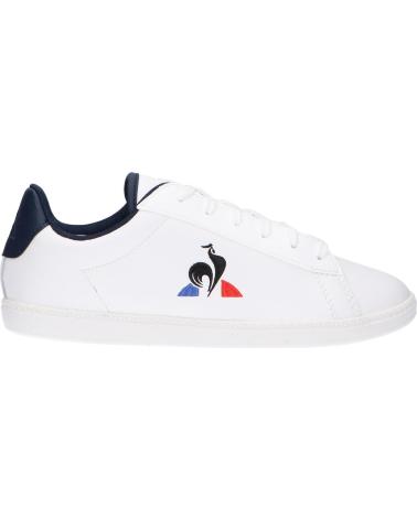 Zapatillas deporte de Mujer y Niña y Niño LE COQ SPORTIF 2020241 COURTSET GS OPTICAL WHITE-DRESS BLUE
