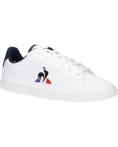 Zapatillas deporte de Mujer y Niña y Niño LE COQ SPORTIF 2020241 COURTSET GS OPTICAL WHITE-DRESS BLUE