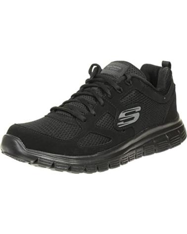 Sportschuhe für Herren skechers 52635 - BURNS - AGOURA DEPORTIVO HOMBRE NEGRO BBK