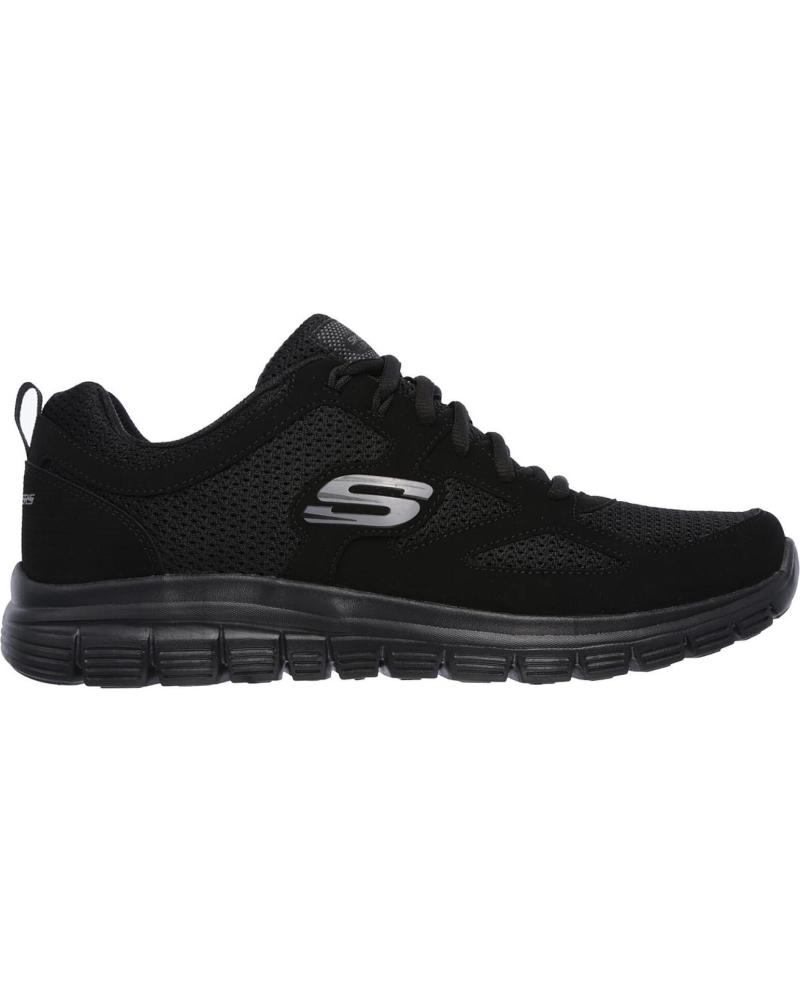 Sportschuhe für Herren skechers 52635 - BURNS - AGOURA DEPORTIVO HOMBRE NEGRO BBK