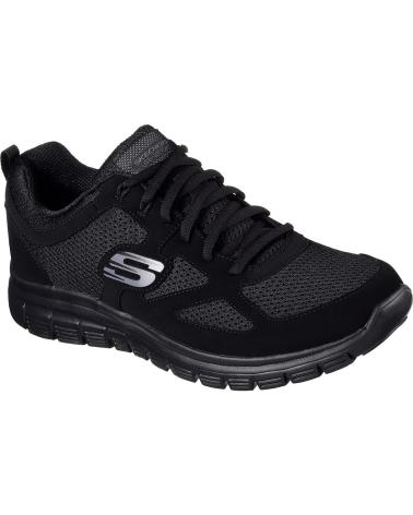 Sportschuhe für Herren skechers 52635 - BURNS - AGOURA DEPORTIVO HOMBRE NEGRO BBK
