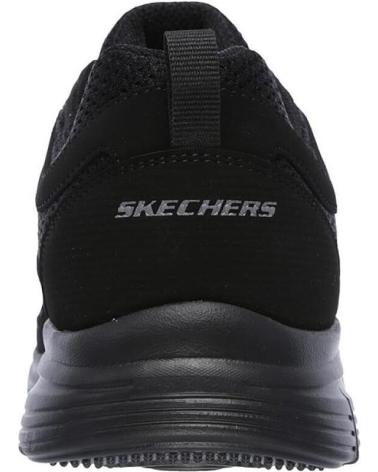 Sportschuhe für Herren skechers 52635 - BURNS - AGOURA DEPORTIVO HOMBRE NEGRO BBK