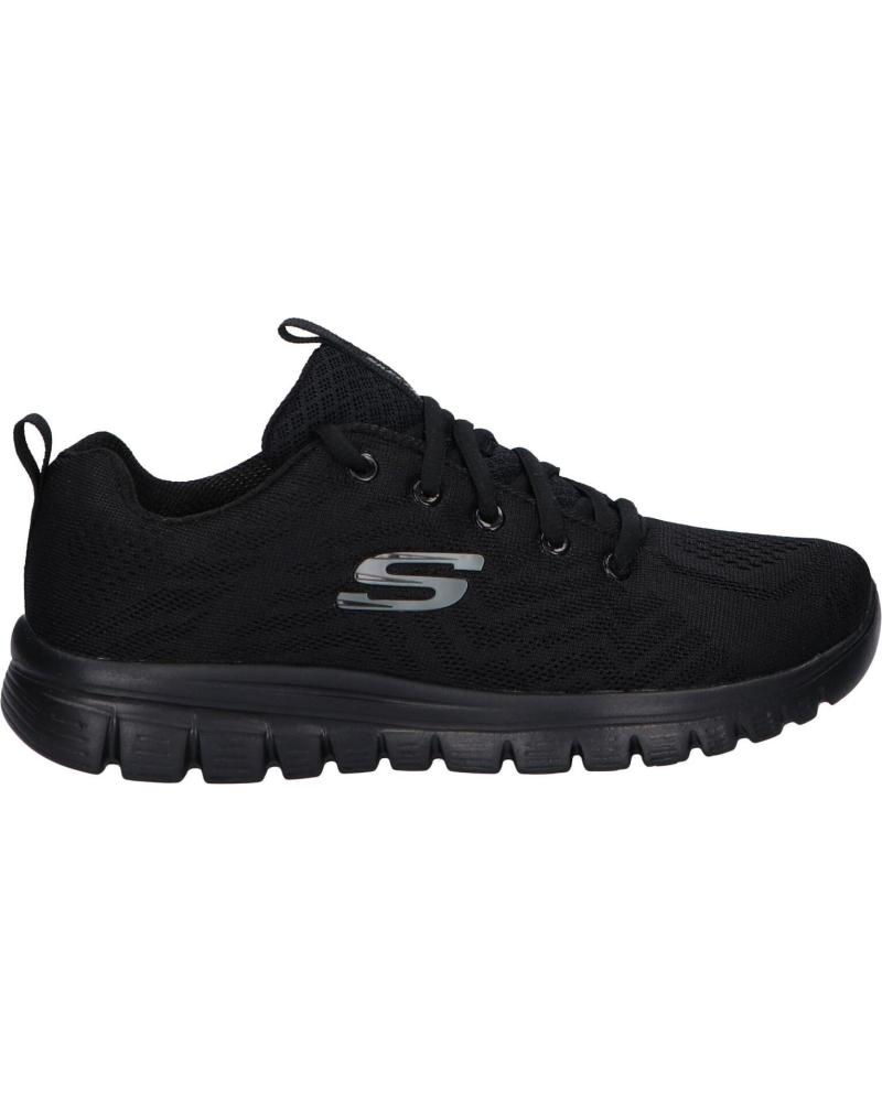 Deportivas de Mujer skechers DEPORTIVOS GRACEFUL-GET CONNECTED VARIOS 12615 NEGRO