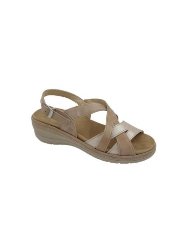 Sandalias de Mujer SUAVE BY LEYLAND SANDALIA MUJER SUAVE TIRA CRUZADA  3254 BEIGE